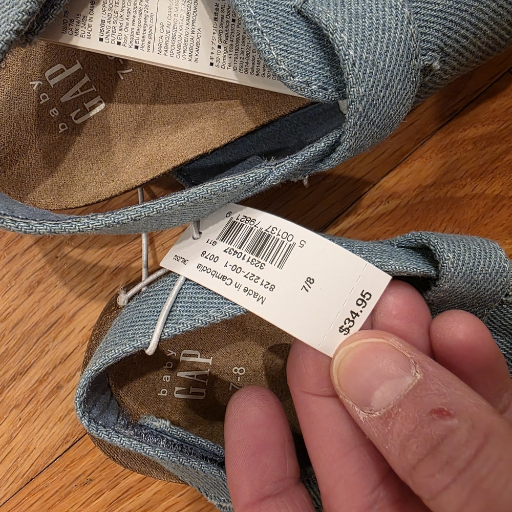 Gap Toddler Denim Clogs - Picture 3 of 5